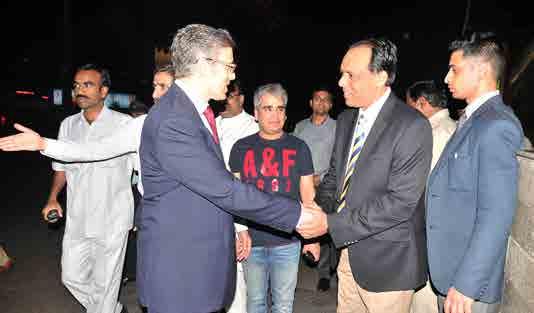 Sanjay Bansal taking a tour of the mall Chief Minister of J&K, Shri Omar Abdullah along with Head-Mall GVK one, Mr.