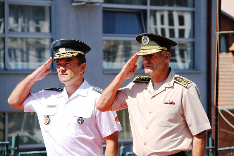 Chief of general staff of Macedonian army visits kosovo On the 3 rd of July, Chief of General Staff of the Macedonian Armed Forces, Major General Gorancho Koteski, visited the Ministry for KSF and