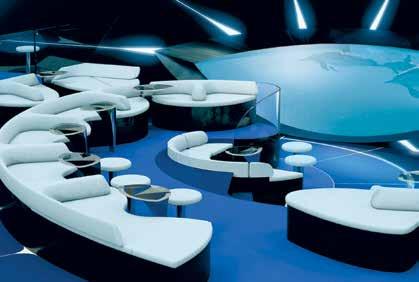 Take in views of the sea from the interactive underwater lounge LE LAPEROUSE & LE BOUGAINVILLE DETAILS Overall length: 131 metres Beam: 18 metres Average speed: 15 knots Passenger decks: 6 Passenger