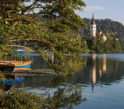 info A Boat Ride on Ljubljanka Photo by: Nea Culpa DAY 5, BLED (B) A sightseeing tour shows you the highlights of this charming town on the shores of Lake Bled.