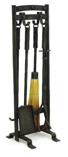 colonial Shown in Textured Black t FoRged - #SATSFG 30 tall, 5 piece tool