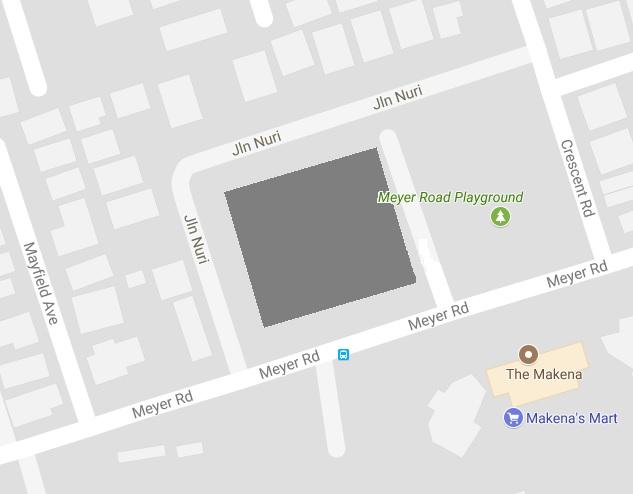 En-bloc purchase of residential site at 92-128 Meyer Road En-bloc tender of Nanak Mansions Acquisition likely to be completed in December 2017 Meyer Road site Image source: Google Maps