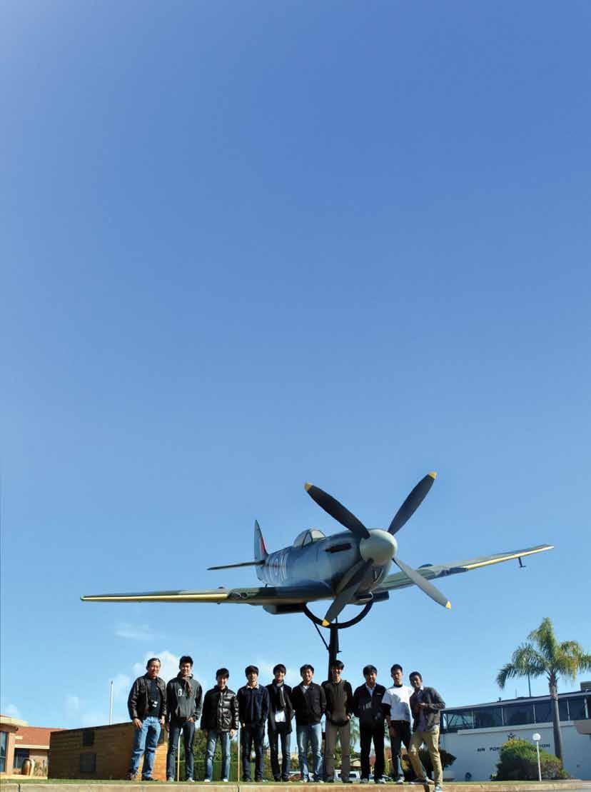 AUGUST 11 / SYFC newsletter / AVIATOR 07 Visiting RSAF Flying Training School The nine of us looked forward very much to 13