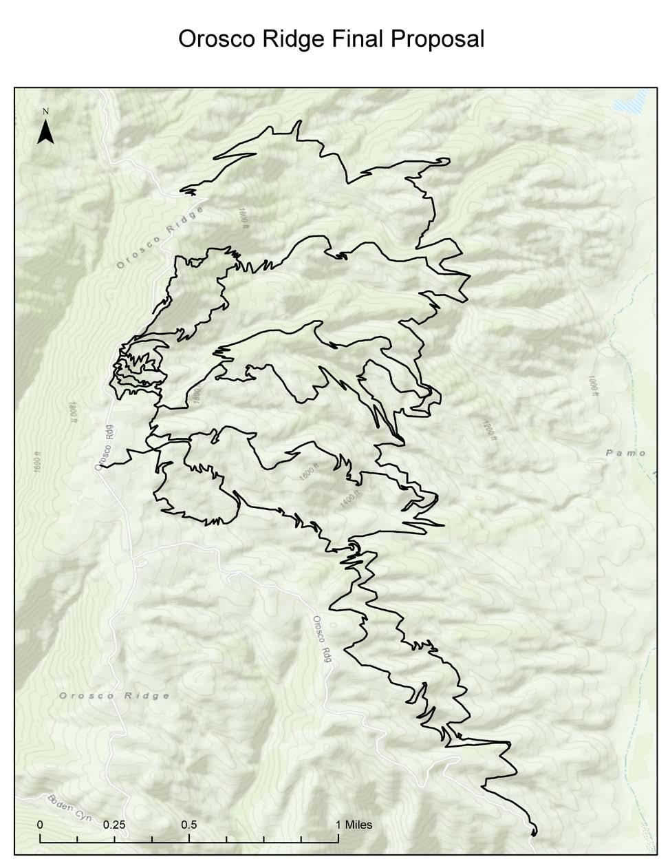 Proposed Action Orosco Ridge Mountain Bike Trail System