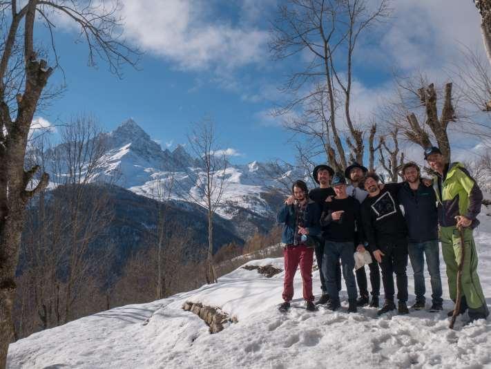 TransOccitan ski safari from Chamonix Mont Blanc to Ostana Monte