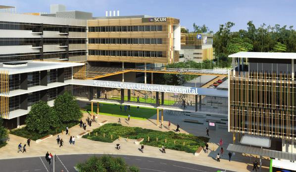 The Sunshine Coast University Hospital project is boosting the local economy by creating jobs during and after construction, and is a catalyst for local commercial and residential development in the