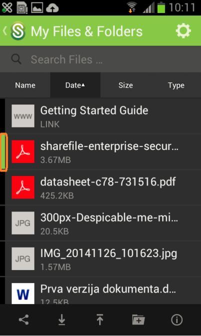 ShareFile mobilnu aplikaicju.