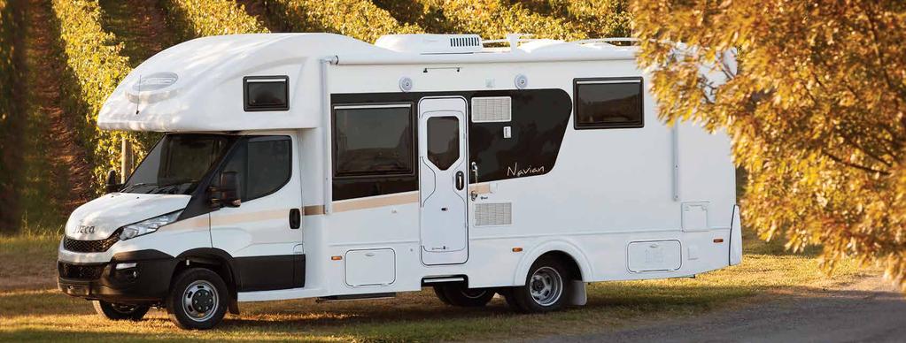 NAVIAN BY SUNLINER Meet Your Perfect Traveling Partner The Sunliner Navian series offers the ultimate in mid-sized Recreational Vehicles available in the Australian and New Zealand market.