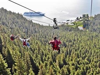 Ride the Worlds Largest and Highest ZipRider zip line ride. 5330' long, 1300' vertical drop and speeds up to 82mph.
