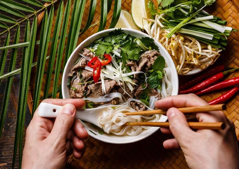 FOOTSTEPS Culinary Vietnamese cuisine ranks #3 among the 8 healthiest cuisines.