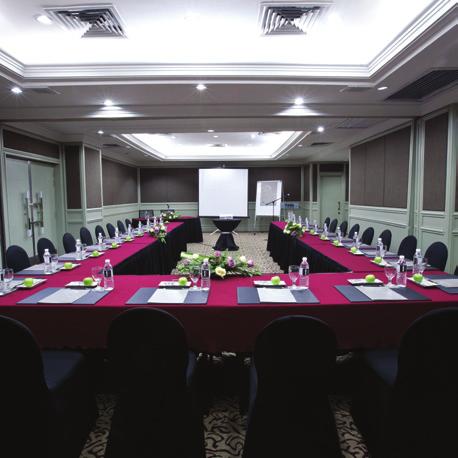 for parties of up to 50 guests. All meeting rooms come fully equipped with LCD projector and screen, free Wi-Fi connectivity, dedicated events team, stationery, bottled water and light snacks.