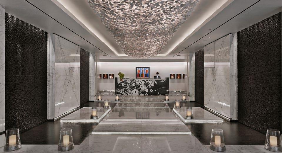 Secluded on the fifth floor, Amnis Spa at Four Seasons Hotel Moscow offers an