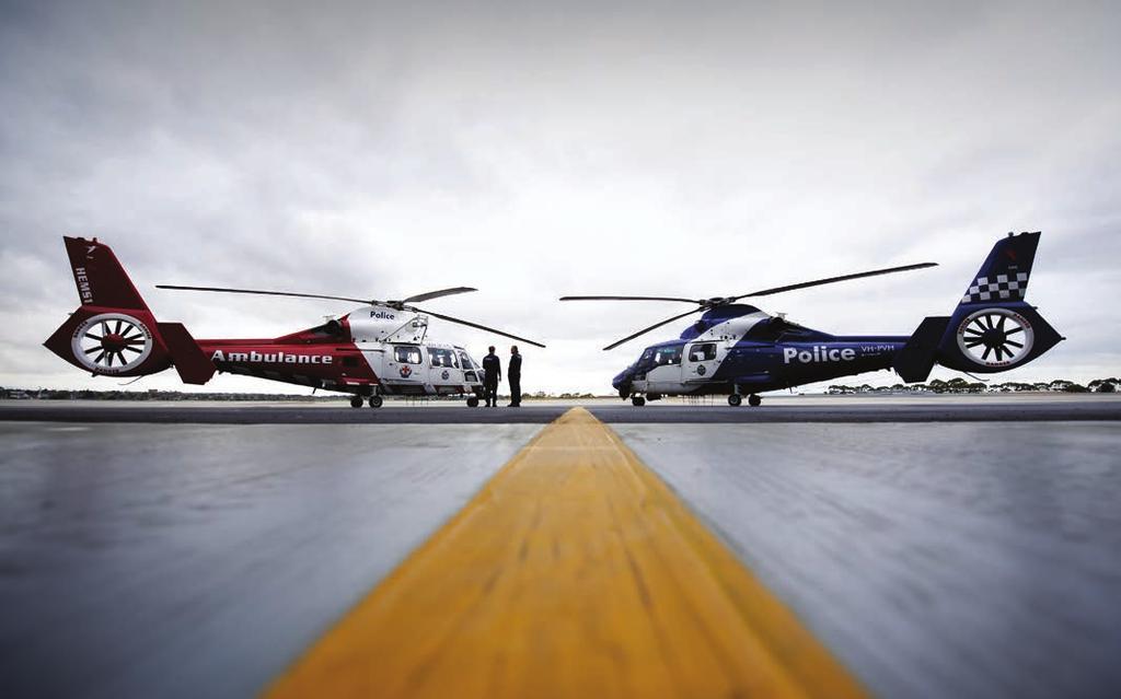 Victorian Police Air Wing and Air Ambulance Government relations Essendon Airport meets regularly with its government stakeholders through an established program of meetings.