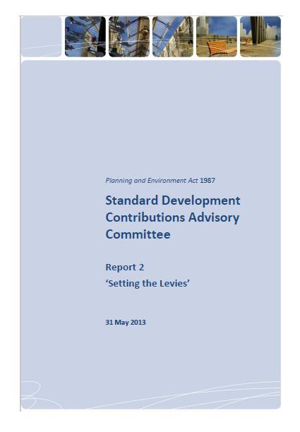 Development Contributions Reform: Implementing Standard Levies Standard Levy Basic and