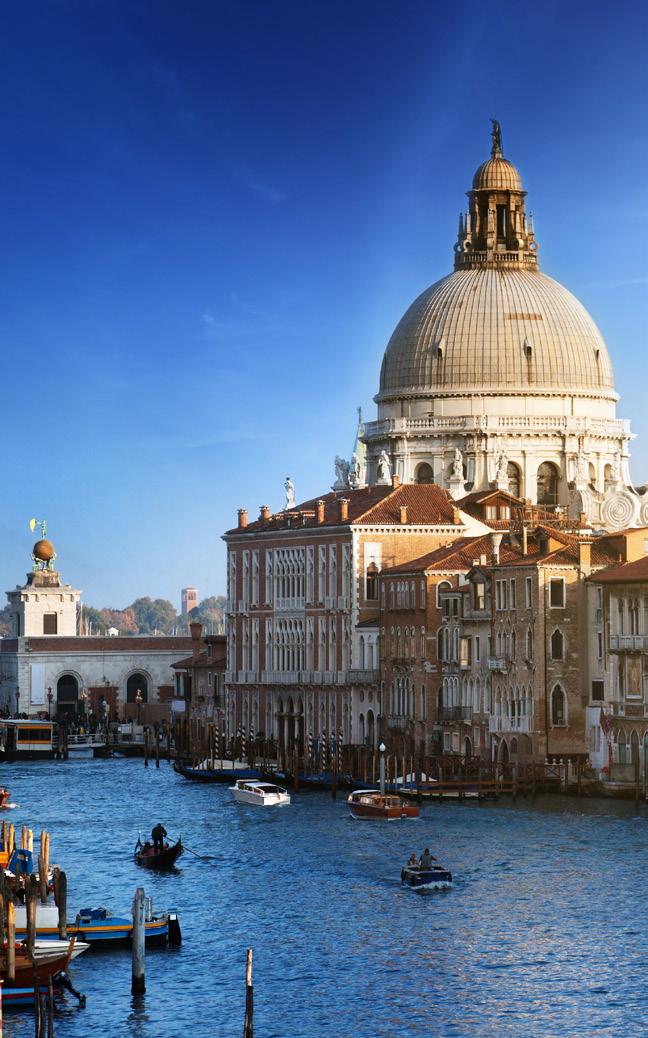 Venice Known as the Queen of the Adriatic, Venice has a rich nautical history and has a timeless air about it.