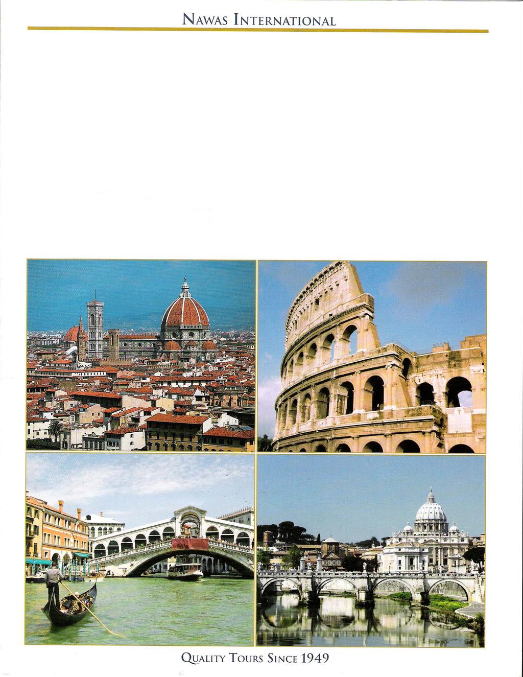 THE BEST OF ITALY 11 Days: October 28 - November 7, 2015 visiting Venice Florence Assisi Rome hosted by John Findlater