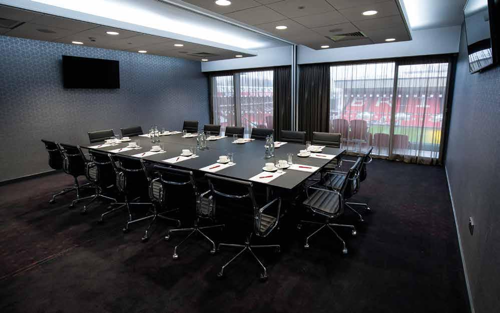 EXECUTIVE BOXES F or sports fans or anyone looking for a meeting room that is truly unique in Bristol our executive boxes are ideal.