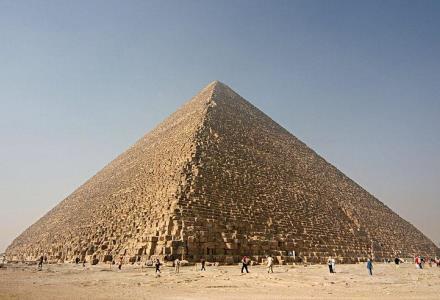 Location : Egypt Built : 2584-2561 BC Also known as the Pyramid of Khufu A tomb for an Egyptian pharaoh. Initially at 146.