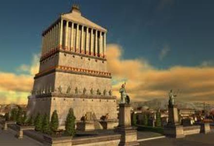 5. Mausoleum at Halicarnassus Location : Turkey Built : 351 BC Destroyed : by 1494 AD Cause : Earthquake This monument was built by Queen Artemisia in memory of her