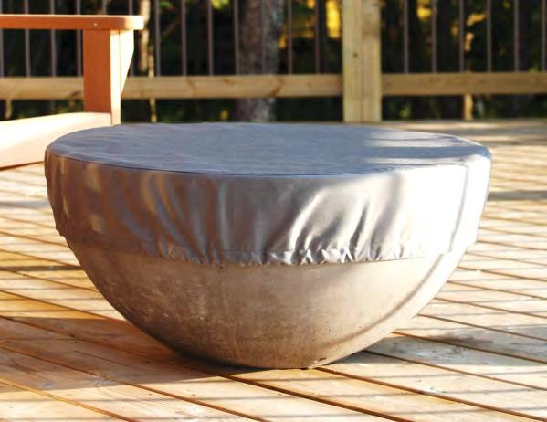 Product Maintenance For Your Canvas Fire Pit Cover Caring for your Fire Pit Cover The key to keeping your outdoor fabric looking great and extending its life is periodic cleaning followed by