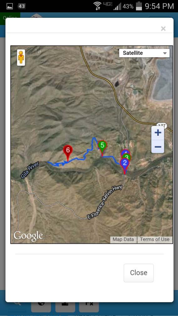 Arizona Trail To Go App An App designed by one of our members Report trail conditions, points of interest or other items on the