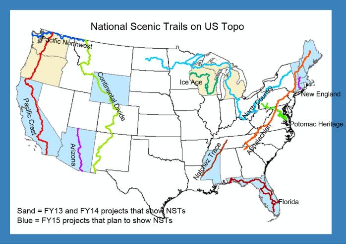 Only 11 National Scenic Trails in the country, the Arizona Trail is only the 3rd to be completed, after the Appalachian Trail and the Pacific Crest Trail National Scenic Trails: Appalachian