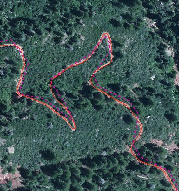 Manually re-digitized the entire Arizona Trail Partnership project with the USFS to improve the precision of the line that represents the Arizona trail Used the ATA GPS tracks as a guide to digitize