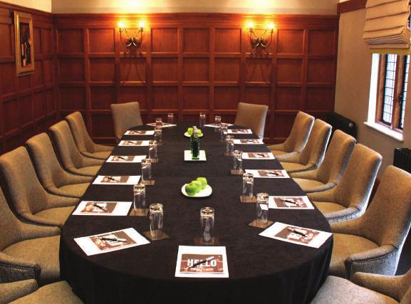 In good company CONFERENCE VENUE IN SURREY Th e sweet taste of success BUSINESS & MEETING VENUE IN SURREY Langshott Manor is a charming 4 AA Red Star Elizabethan Manor House, featuring 22 bedrooms