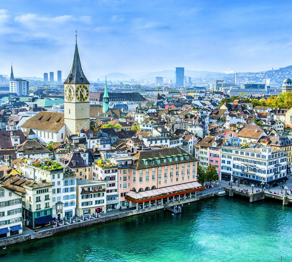 Indulge in the Best of Switzerland Featuring Zurich, Lucerne and Montreux May 21-30,