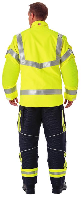 LayerFlex In a move away from the traditional approach to PPE design, firefighters are issued with fire coats and trousers designed for structural