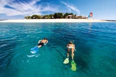Mana Island Day Cruise Twin Island Escapade Cruise Tours Castaway Island Day Cruise tours Mana Island is an extensive resort with 3 separate beach areas, crystal-clear waters, lots of shady palms and