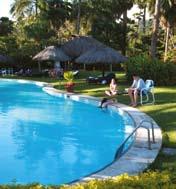 Queens Highway, Sigatoka This intimate and relaxed resort sits amid a coconut plantation fronting a white-sand beach. Bures are private and create an atmosphere of tranquillity.