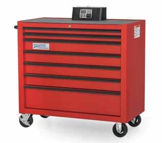 Battery power makes Keyless Tool Control ideal for environments where tool boxes are on the move.