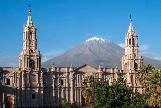 In the afternoon, head for a tour of Peru s third-biggest city, which is popularly known as the White City because of the sillar volcanic rock used in many of the buildings.