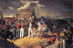 Spanish Invasion 1829 3000 Spanish troops from Cuba Lands in Tampico,