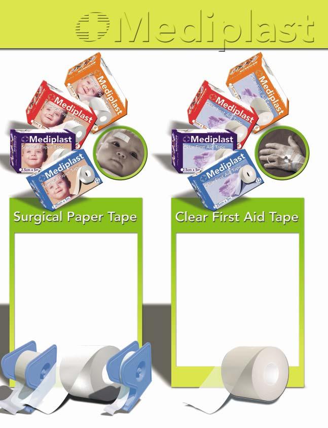 Soft Non-woven Paper Tape. Virtually painless upon removal. Soft Non-Woven paper tape made from hypoallergenic materials.