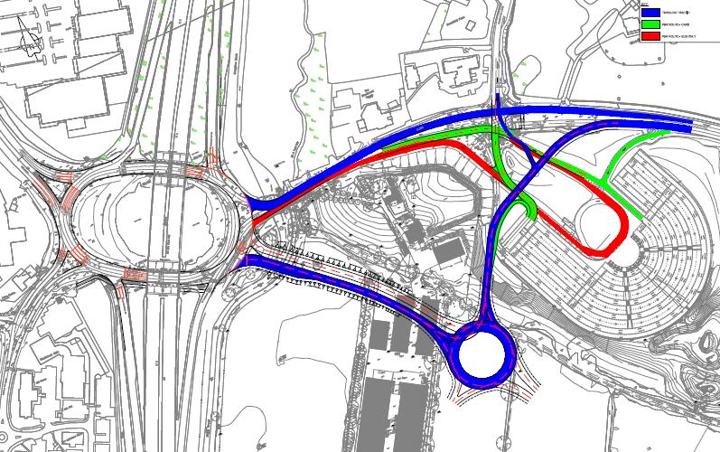 Figure 2 Proposed layout Highways England are currently developing proposals for dualling the A358 between Ilminster and the M5 at Taunton, as part of the upgrading of the complete A303/A358 route