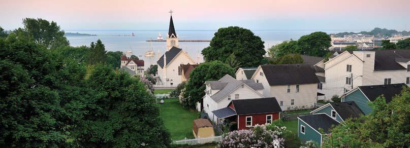 Mackinac Island OF BEAUTY DEAR ALABAMA TRAVELERS, Discover some of the most serene and incredible scenery in North America from rugged coasts and dramatic bluffs to lush pine-forested islands and