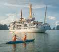 Paradise Cruise Line or similar HA LONG BAY, VIETNAM 2 NIGHTS Built according to traditional Vietnamese junk design, our small ship is the perfect blend of modern styling and traditional Vietnamese