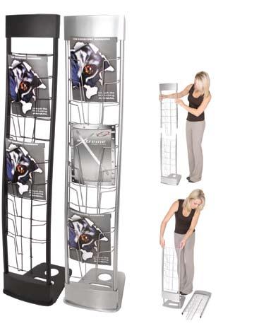Available only in Silver: ZD-LITE INNOVATE MODULAR A stylish and practical 10 pocket rack.