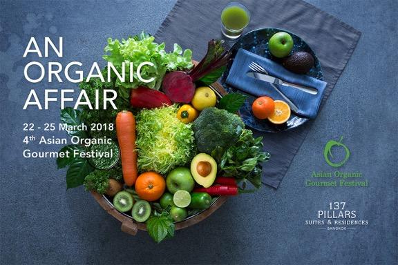 Bangkok to Host 4th Asian Organic Gourmet Festival 22-25 March A four-day food, wine and wellness extravaganza is being organised by the luxurious 137 Pillars Suites & Residences on Sukhumvit Soi 39
