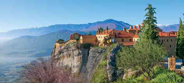 Meteora Monasteries with Delphi 2 Days Grand Tour of Greece 7 Days Departs: 1 Nov 15-31 Mar 16 Wednesdays Operates only in First Class.