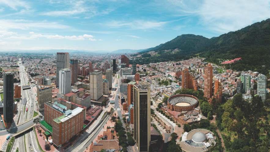 ogotá Located at 8,675 feet above sea level, Bogotá is the capital of Colombia, making it the most important and iconic city