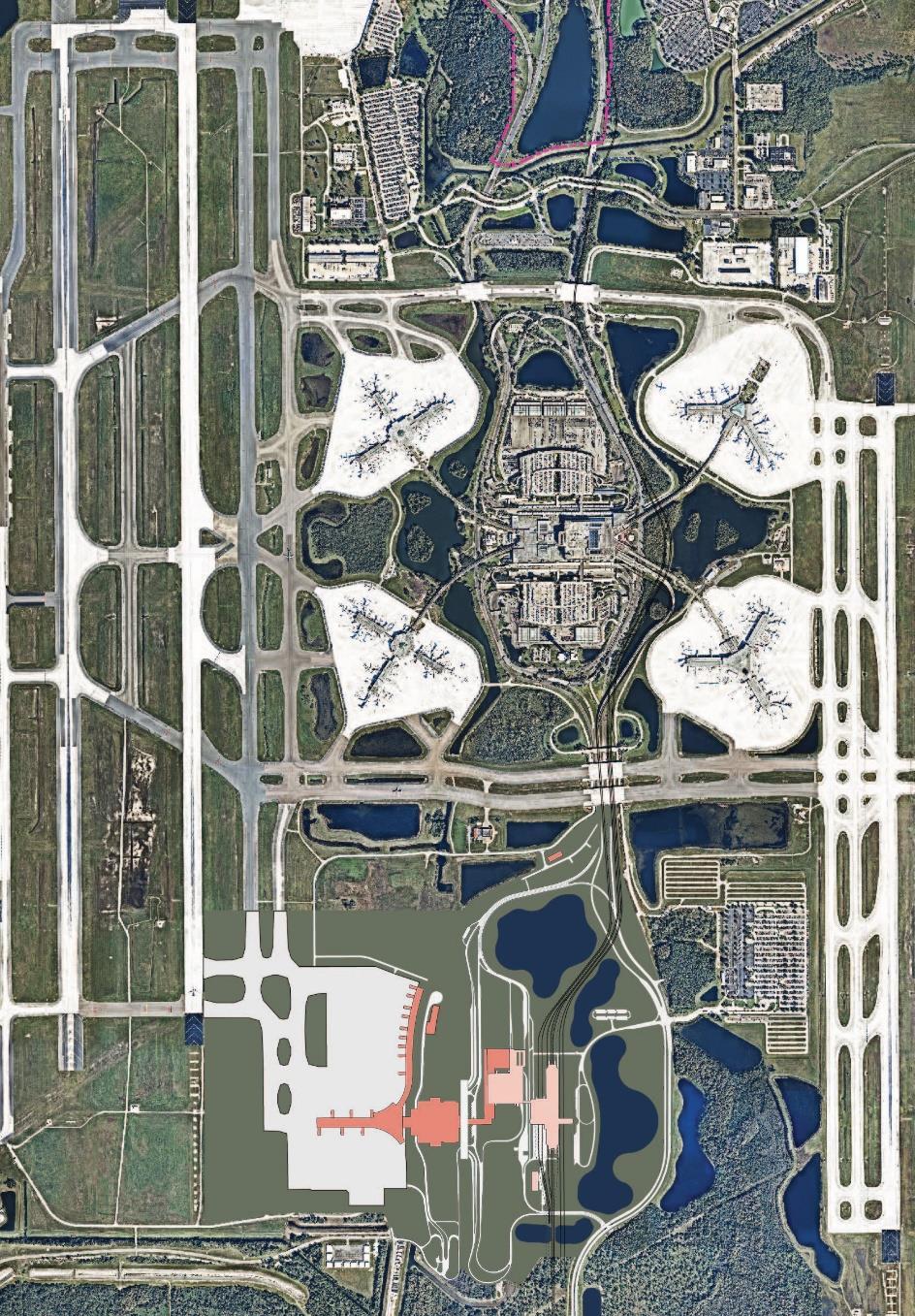 SITE MAP Orlando International Airport (MCO) NORTH TERMINAL Terminals A & B Parking Garages North Terminal Complex SOUTH TERMINAL