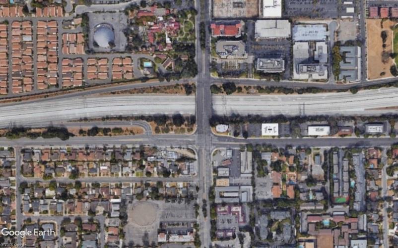 In the I-280 northbound direction, Parkmoor and Leland Avenue on ramps are located within ½ mile apart and Leland Avenue on ramp is located very close to SR 17/I-280 system off ramps.