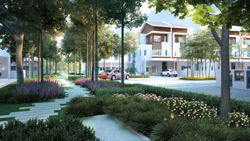 The architects meticulously added little green pockets so residents will really experience the calming tranquility and fresh abundance of Sunway Wellesley, at every turn.