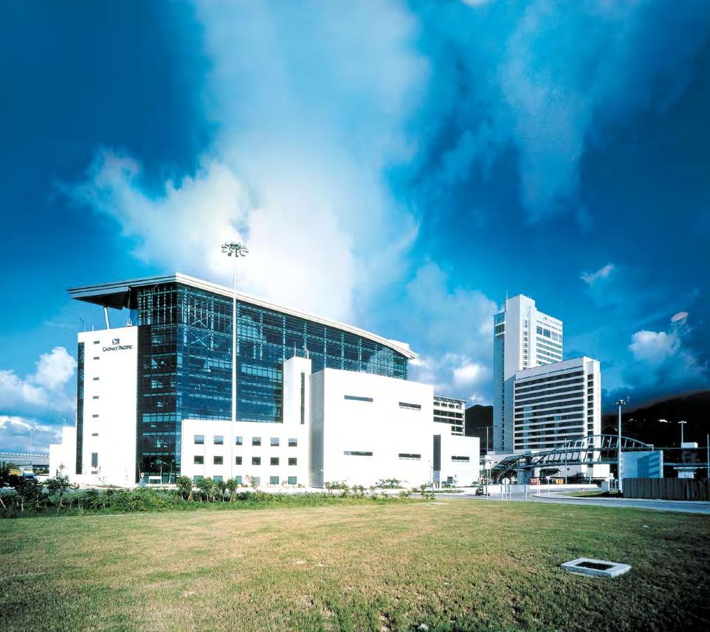 On the ground Cathay Pacific City Our headquarters, Cathay Pacific City, is a multi-purpose space, housing the majority of our Hong Kong ground-based employees, as well as providing facilities for
