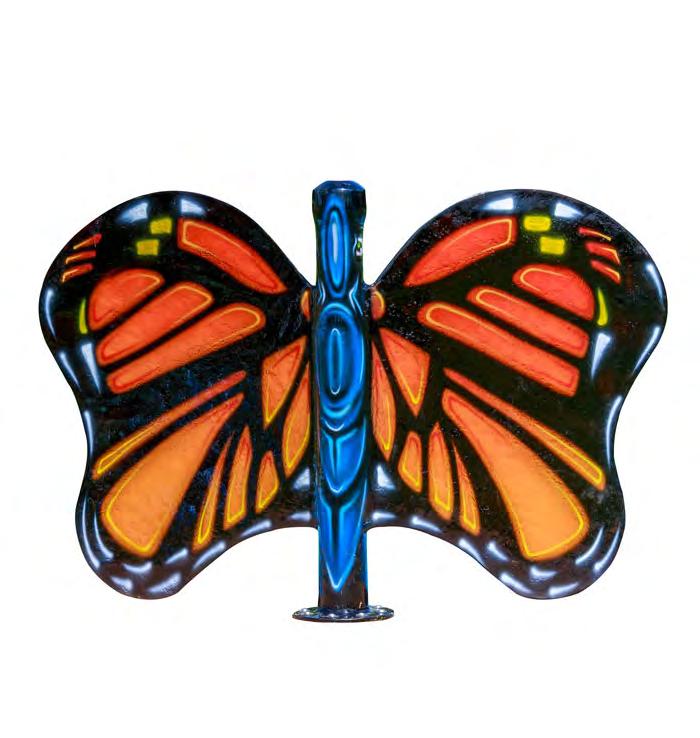 animal Bring the beauty of a butterfly garden to your aquatic play pad with My Splash Pad Butterfly water play features.