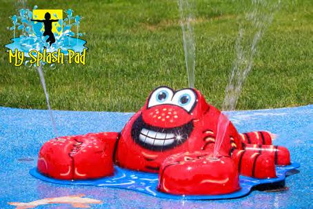 animal A crab you can crawl on? That s right! This happy-go-lucky guy promises to add tons of fun to your water play area. No pinching, only spraying with our My Splash Pad Crab water play features.