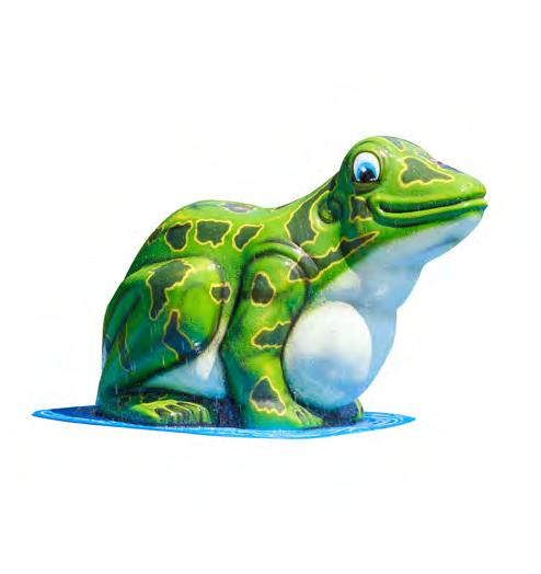 animal My Splash Pad Frog water play features are hopping fun additions to your water playground!